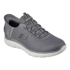 大きいサイズ メンズ SKECHERS スニーカー SLIP-INS SUMMITS-HIGH RANGE チャコール 1240-4260-3 30 31 32｜bmo