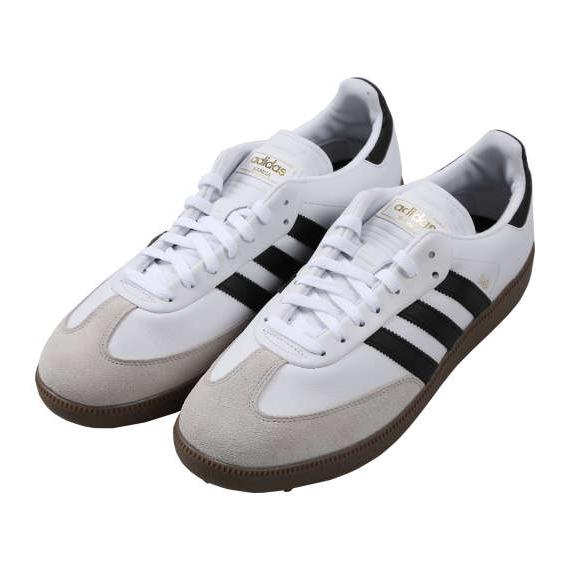 大きいサイズ メンズ adidas golf ゴルフ シューズ サンバ ゴルフ ホワイト 1240-...