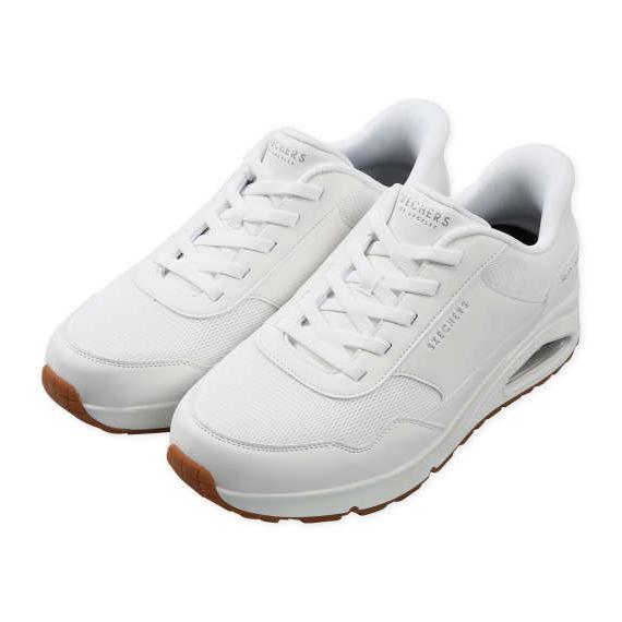 大きいサイズ メンズ SKECHERS スニーカー UNO-BANKSIA SLIP-IN ホワイト...