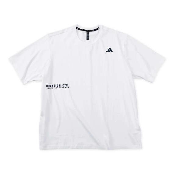 大きいサイズ メンズ adidas VERBIAGE 半袖 Tシャツ ホワイト 1248-6202-...