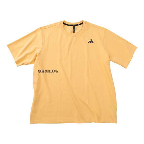大きいサイズ メンズ adidas VERBIAGE 半袖 Tシャツ セミアイズタンジェリン 124...