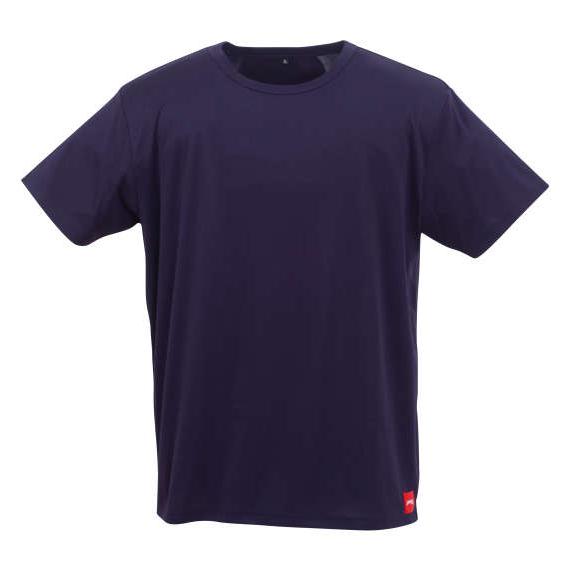 大きいサイズ メンズ EDWIN JERSEYS ローゲージ ストレッチ 半袖 Tシャツ ネイビー ...