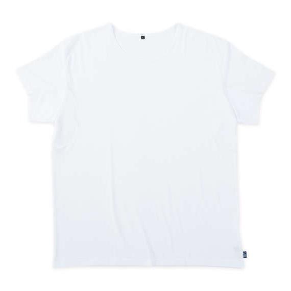 大きいサイズ メンズ EDWIN デニスラ 二分袖 クルーネック Tシャツ ホワイト 1249-52...