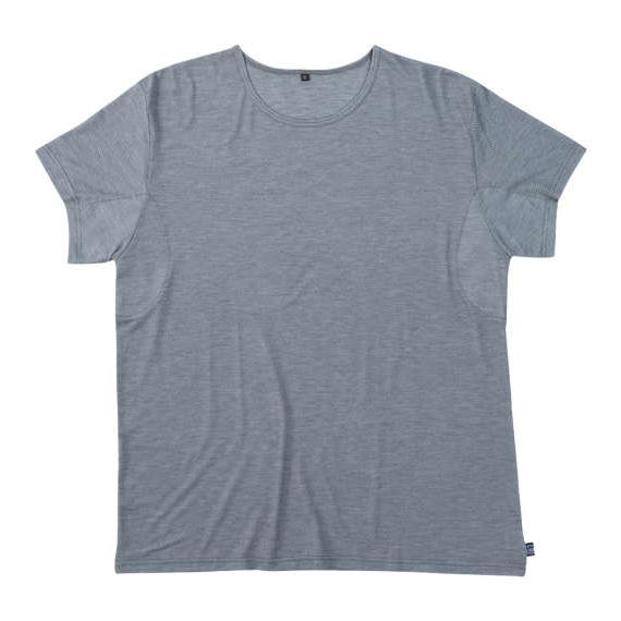 大きいサイズ メンズ EDWIN デニスラ 二分袖 クルーネック Tシャツ インディゴ 1249-5...