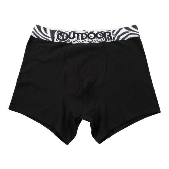 大きいサイズ メンズ OUTDOOR PRODUCTS 綿ベア天転写ゴムブラック ボクサーパンツ ブ...