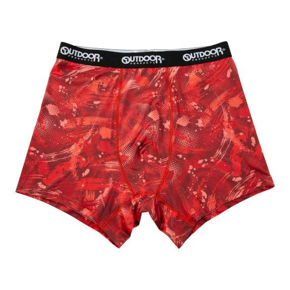 大きいサイズ メンズ OUTDOOR PRODUCTS ポリエステルベア天スプラッシュ柄 ボクサーパ...