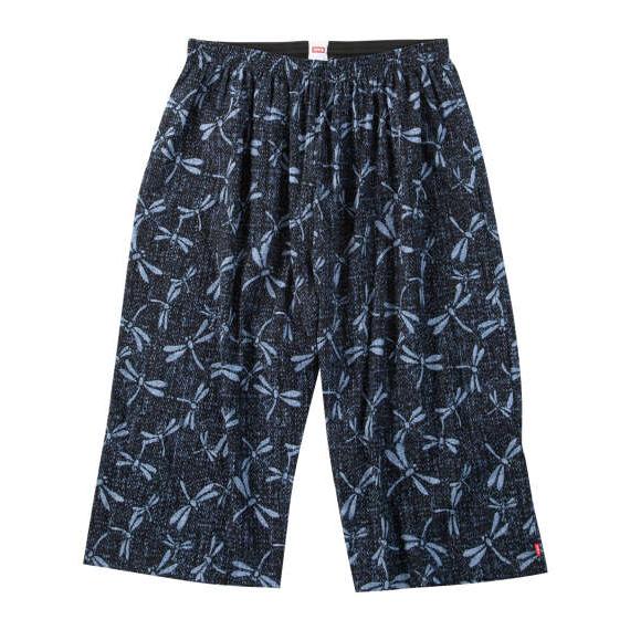 大きいサイズ メンズ EDWIN 楊柳プリント ステテコ トンボ柄 1249-6200-1 3L 4...