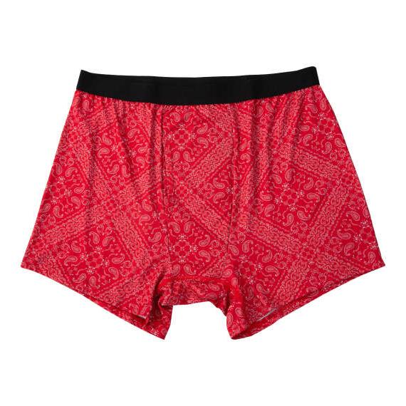 大きいサイズ メンズ KEEP GUARD ナノファイン100加工軽失禁対策 ボクサーパンツ レッド...