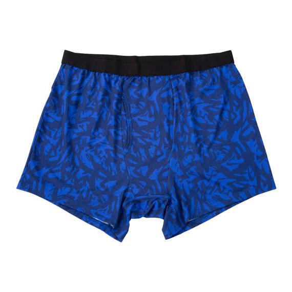 大きいサイズ メンズ KEEP GUARD ナノファイン100加工軽失禁対策 ボクサーパンツ ブルー...