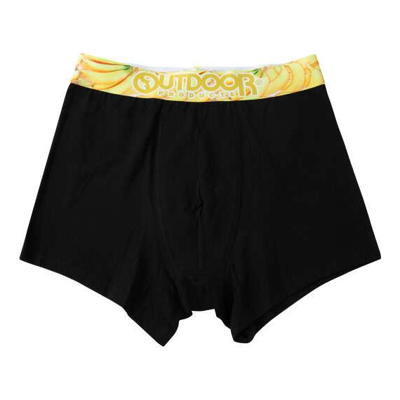 大きいサイズ メンズ OUTDOOR PRODUCTS 綿ベア天転写ゴムブラック ボクサーパンツ ブ...