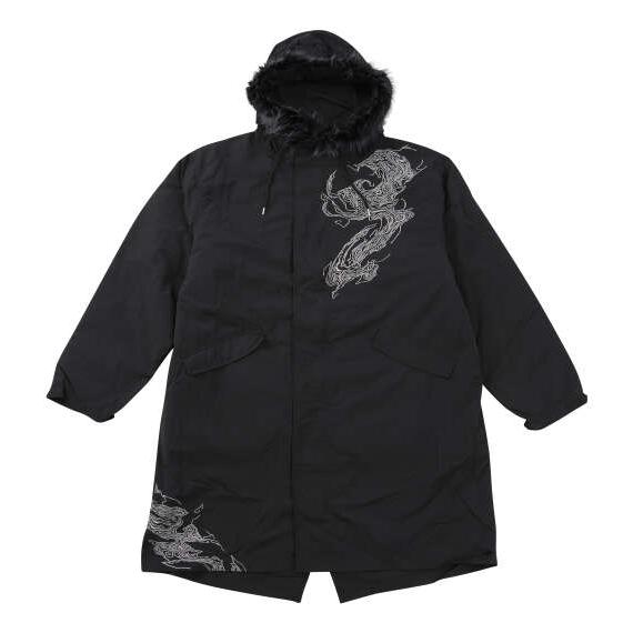 大きいサイズ メンズ DAKU CROW モッズ コート ブラック 1253-5350-1 3L 4...