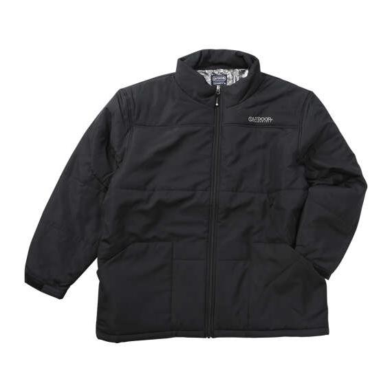 大きいサイズ メンズ OUTDOOR PRODUCTS タフタ裏アルミ 中綿 キルト ジャケット ブ...