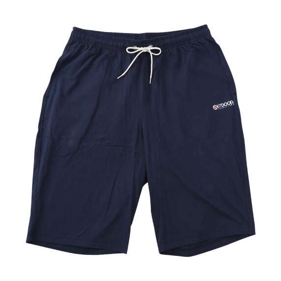 大きいサイズ メンズ OUTDOOR PRODUCTS 天竺 ハーフパンツ ネイビー 1254-62...
