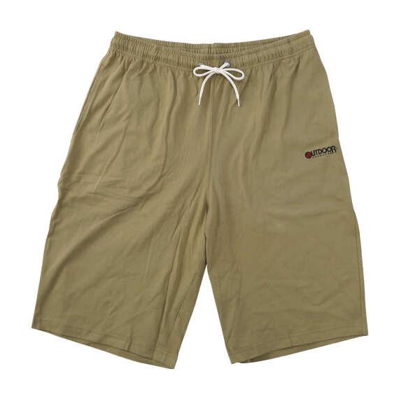 大きいサイズ メンズ OUTDOOR PRODUCTS 天竺 ハーフパンツ カーキ 1254-620...