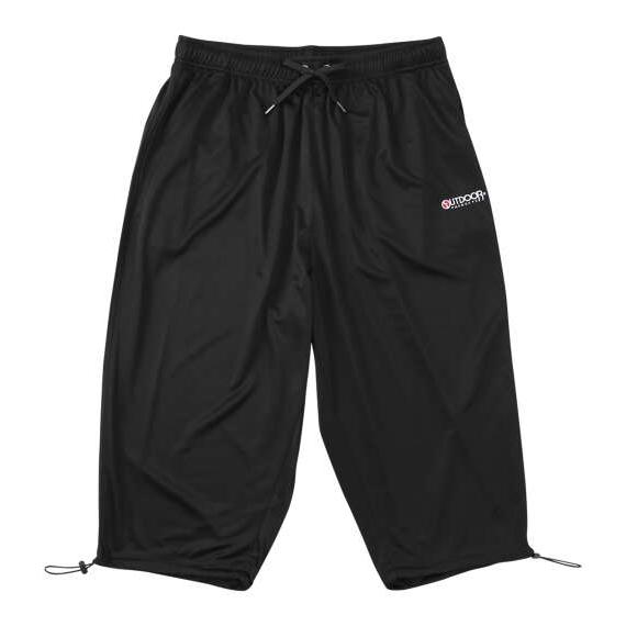 大きいサイズ メンズ OUTDOOR PRODUCTS DRYメッシュ クロップド パンツ ブラック...