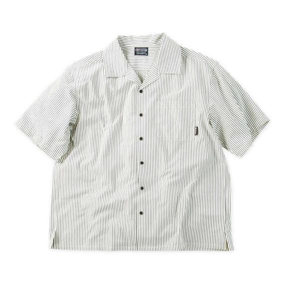 大きいサイズ メンズ OUTDOOR PRODUCTS サッカー ジャガード 半袖 オープンカラー ...