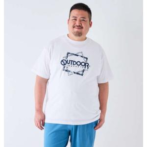 大きいサイズ メンズ OUTDOOR PRODUCTS 天竺 半袖 Tシャツ ホワイト 1258-4223-1 3L 4L 5L 6L 7L 8L｜bmo