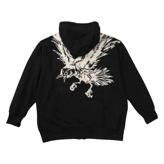 大きいサイズ メンズ DAKU CROW フルジップ パーカー ブラック 1258-5375-1 3...