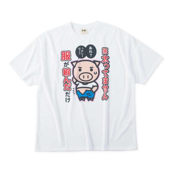 大きいサイズ メンズ 豊天 太ってません服が縮んだだけ美豚DRYハニカムメッシュ 半袖 Tシャツ ホ...