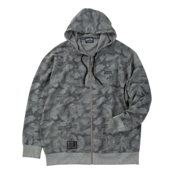 大きいサイズ メンズ OUTDOOR PRODUCTS 綿タッチエステルダンボール フルジップ パー...