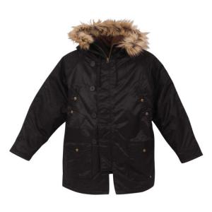 US.ARMY◇フライトジャケット/L/レザー/BRW/無地/822051/ムートン