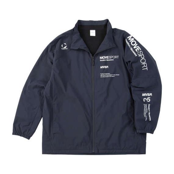大きいサイズ メンズ MOVESPORT HEATNAVI ブラッシュド スタンド ジャケット ネイ...