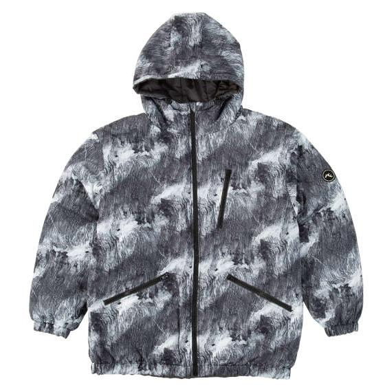 大きいサイズ メンズ RUSTY 中綿 リバーシブル ジャケット マーブル×チャコール 1273-5...