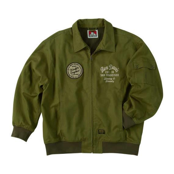 大きいサイズ メンズ BEN DAVIS コットンダックスーベニア ジャケット カーキ 1273-5...