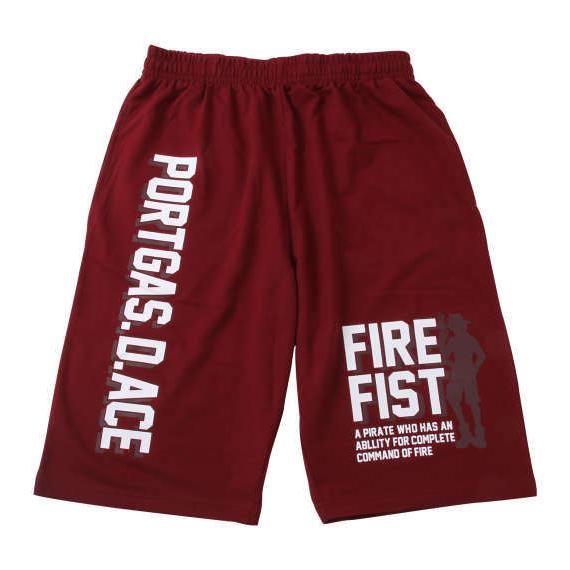 大きいサイズ メンズ ONE PIECE ミニ裏毛 ハーフパンツ ワイン 1274-1220-1 3...