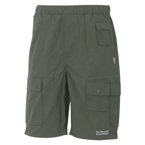 大きいサイズ メンズ ELEMENT SHOD カーゴ ハーフパンツ フォレストナイト 1274-3...