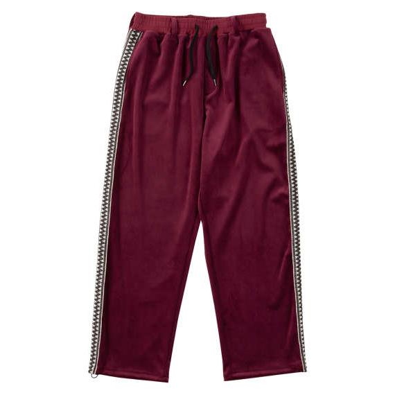 大きいサイズ メンズ Re:luxi ベロア トラック パンツ ワイン 1274-4615-1 3L...