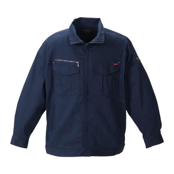 大きいサイズ メンズ FORECAST 激ラクT/C ストレッチ ワーク ブルゾン ネイビー 127...