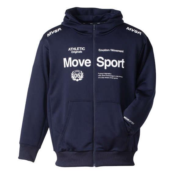 大きいサイズ メンズ MOVESPORT ライトスムース スウェット オーセンティックロゴ フルジッ...