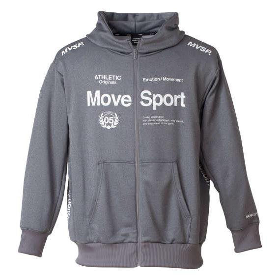 大きいサイズ メンズ MOVESPORT ライトスムース スウェット オーセンティックロゴ フルジッ...