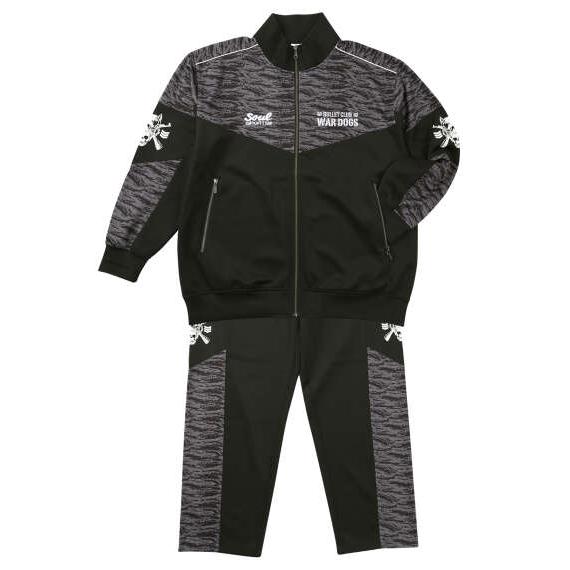 大きいサイズ メンズ SOUL SPORTS×新日本プロレス BC WAR DOGS 長袖 ジャージ...