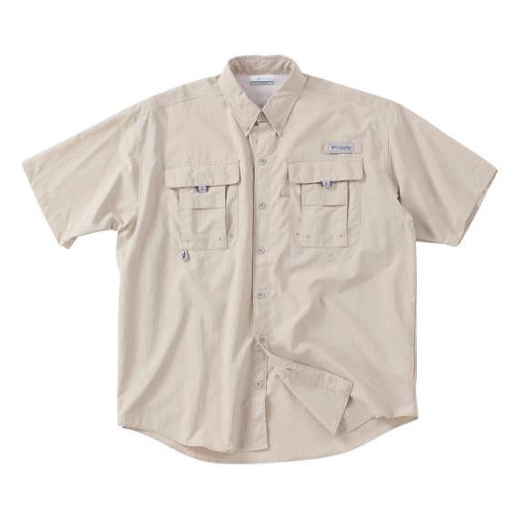 大きいサイズ メンズ Columbia バハマ ショートスリーブ シャツ フォッシル 1277-32...