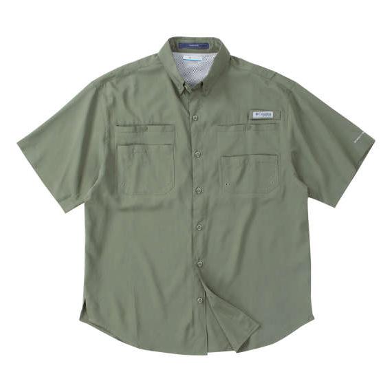 大きいサイズ メンズ Columbia タミアミII 半袖 シャツ サイプレス 1277-4200-...