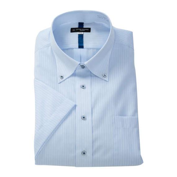 大きいサイズ メンズ HIROKO KOSHINO HOMME ドゥエ B.D 半袖 シャツ サック...