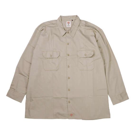 大きいサイズ メンズ DICKIES 574 長袖 ワーク シャツ デザートサンド 1277-530...