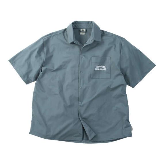 大きいサイズ メンズ ELEMENT TREEユーティリティ 半袖 シャツ グレー 1277-624...