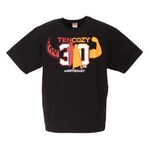 大きいサイズ メンズ 新日本プロレス 天山広吉&小島聡デビュー30周年記念 半袖 Tシャツ ブラック 1278-1693-1 3L 4L 5L 6L 8L｜bmo