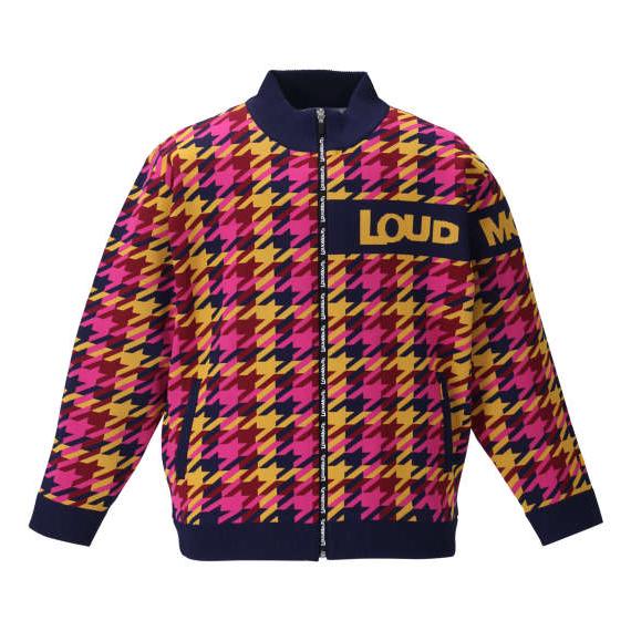 大きいサイズ メンズ LOUDMOUTH 裏蓄熱 軽量 ニット ジャケット ピンク 1278-237...