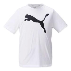 大きいサイズ メンズ PUMA アクティブビッグロゴ 半袖 Tシャツ プーマホワイト 1278-3200-1 2XL 3XL 4XL｜bmo