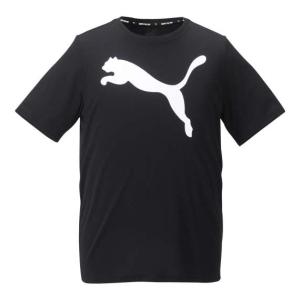 大きいサイズ メンズ PUMA アクティブビッグロゴ 半袖 Tシャツ プーマブラック 1278-3200-2 2XL 3XL 4XL｜