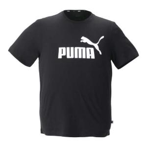 大きいサイズ メンズ PUMA エッセンシャルロゴ 半袖 Tシャツ プーマブラック 1278-3202-2 2XL 3XL 4XL｜