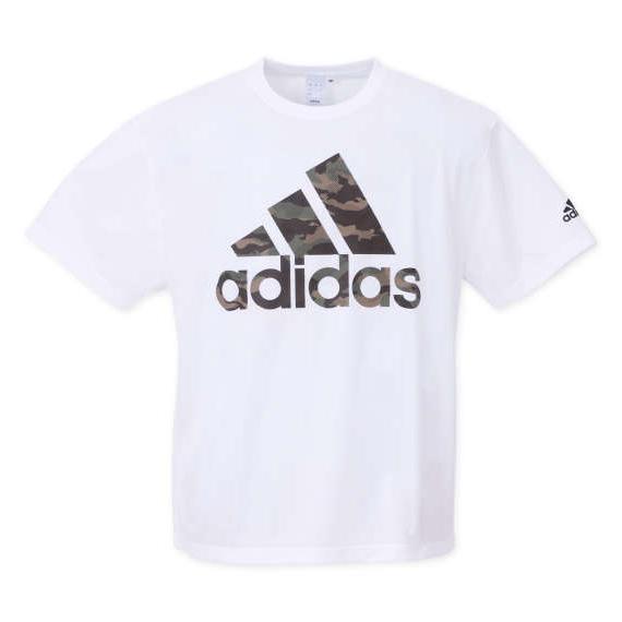 大きいサイズ メンズ adidas BOSカモ 半袖 Tシャツ ホワイト 1278-3290-1 3...