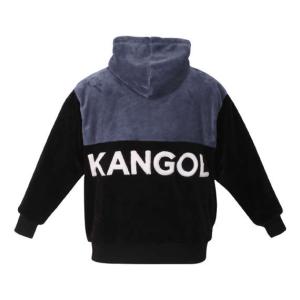 大きいサイズ メンズ KANGOL シルキー フリース ジャケット ブルーグレー 1278-3652-2 3L 4L 5L 6L 8L｜bmo