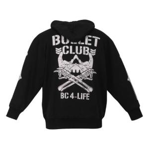 大きいサイズ メンズ 新日本プロレス BULLET CLUB'22 フルジップ パーカー ブラック 1278-3696-1 3L 4L 5L 6L｜bmo