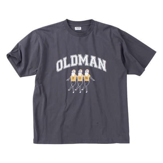 大きいサイズ メンズ FUN for modemdesign オジサン両面プリント 半袖 Tシャツ ...