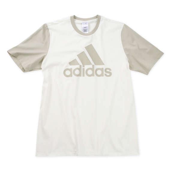 大きいサイズ メンズ adidas M ESS BL 半袖 Tシャツ オフホワイト 1278-423...